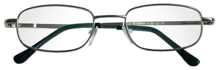 Reading Glasses De Luxe model Classic2 - silver